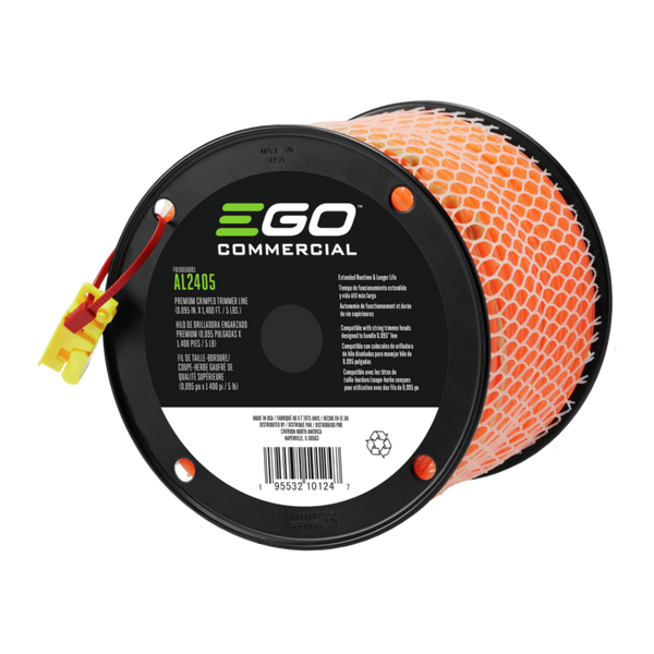 EGO AL2405 Commercial Premium Crimped Trimmer Line (0.095 IN X 1,400 FT / 5 LBS)