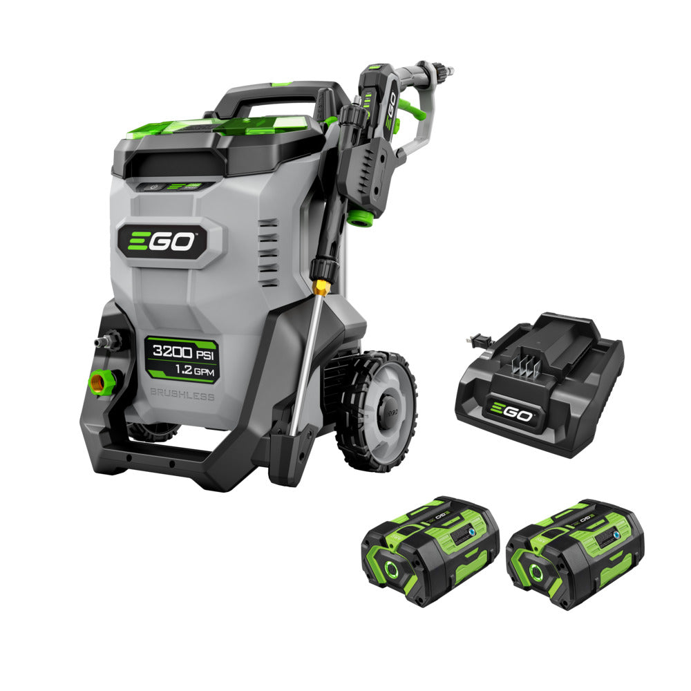 EGO Power+ HPW3204-2 Cordless 3200 PSI Pressure Washer with 2 x 6.0Ah