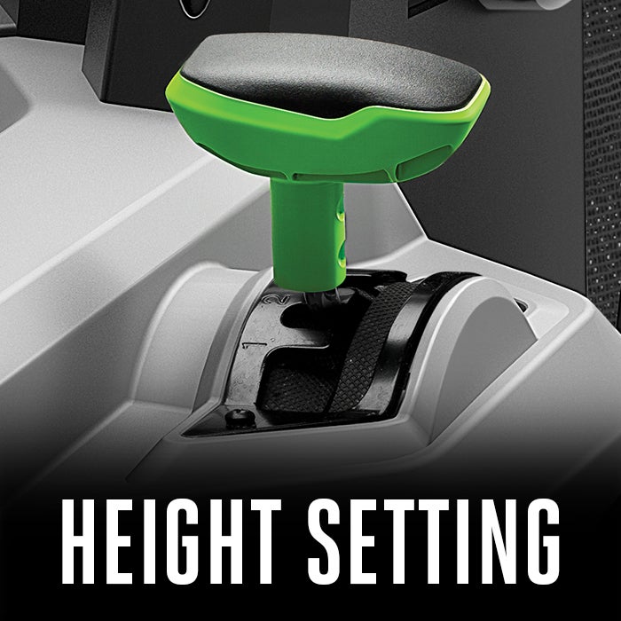 6 DIFFERENT HEIGHT SETTINGS
