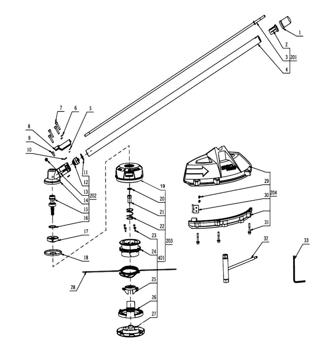 STA1500 (VERSION A) PARTS DIAGRAM