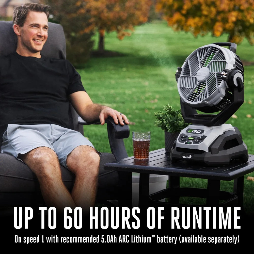 EGO Power+ FN1000 10” Oscillating Misting Fan Tool Only