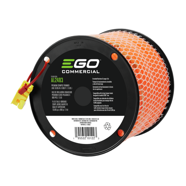 EGO AL2403 Commercial Premium Crimped Trimmer Line (0.095 IN. X 800 FT. / 3 LBS)