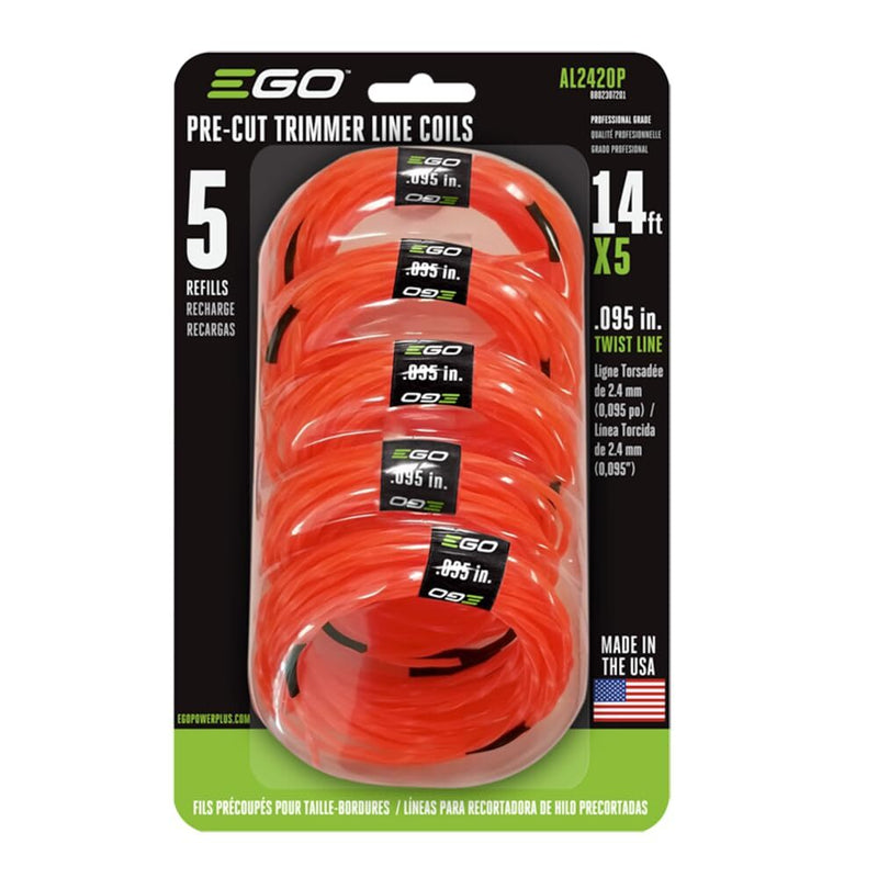 EGO Power+ AL2420P Pre-Cut Trimmer Line (0.095", 14ft piecies)