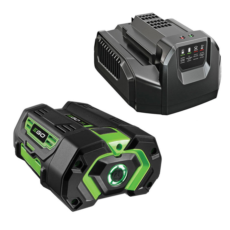 Batería EGO BA2800T de 5,0 Ah con indicador de combustible y cargador estándar CH2100