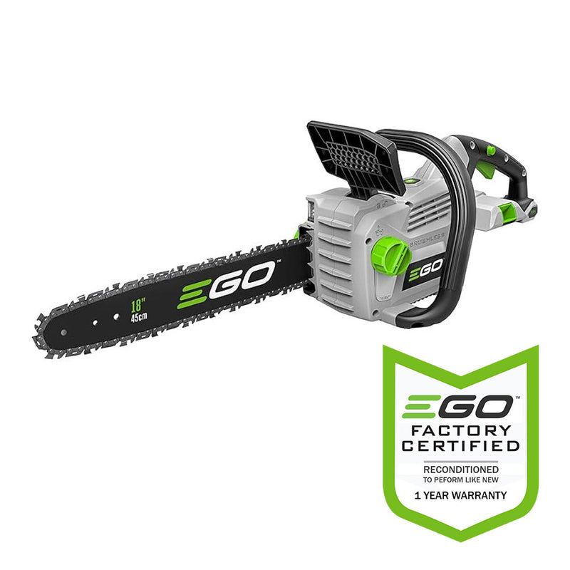 EGO Power+ CS1800-FC 18" 56-Volt Cordless Chainsaw Reconditioned (Battery and Charger Not Included)