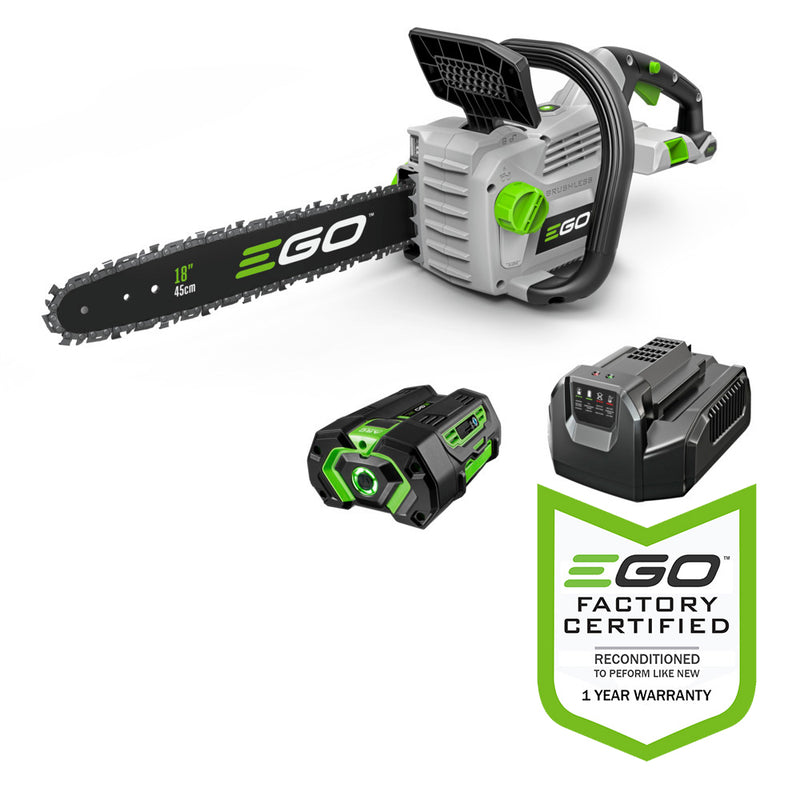 EGO Power+ CS1803-FC 18" Chain Saw with 4Ah Battery and 210W Standard Charger - Reconditioned