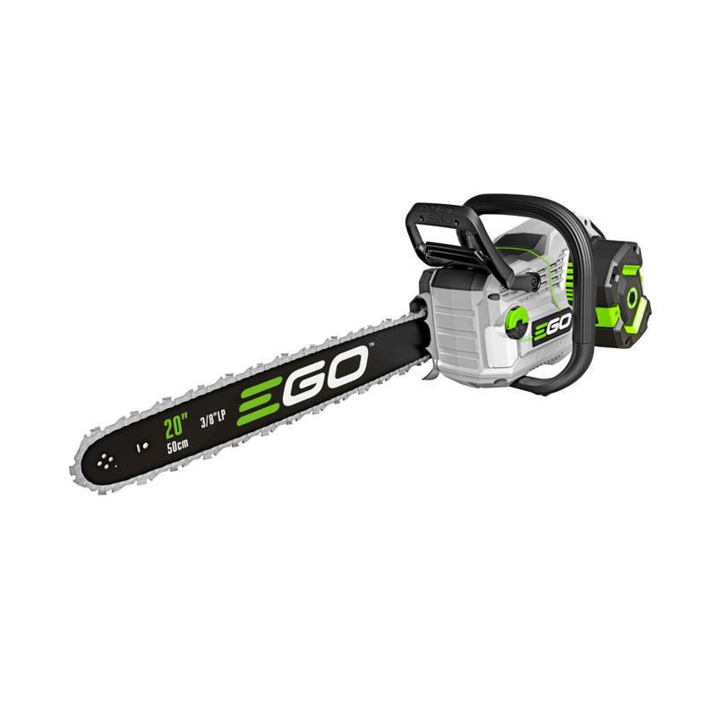EGO Power+ CS2005 20-Inch 56-Volt Lithium-ion Cordless Farm & Ranch Chainsaw with Digital Display, LED Work Light, 6Ah Battery and 320W Charger