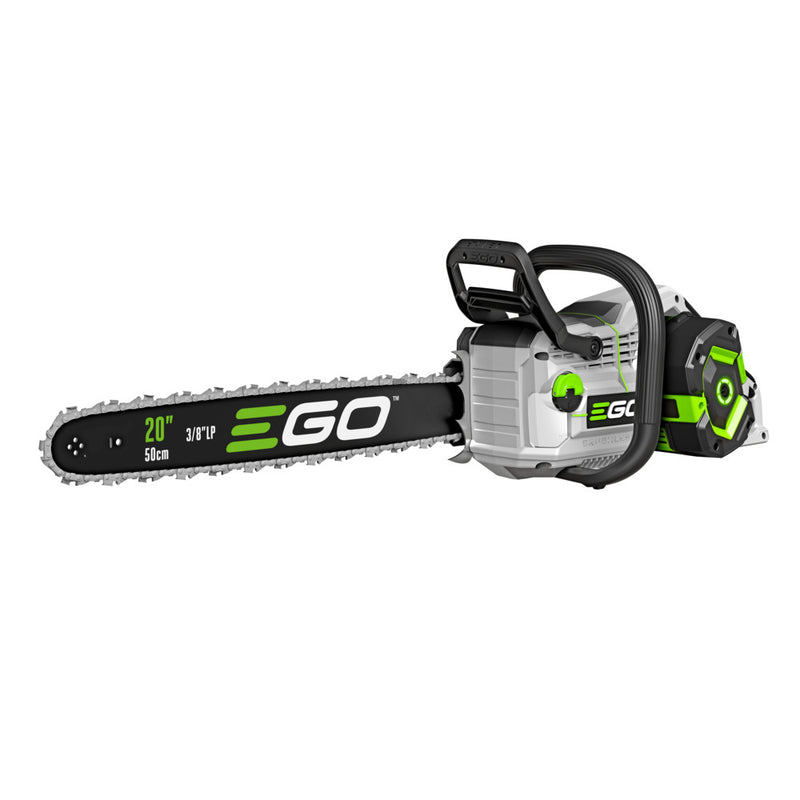 EGO Power+ CS2005 20-Inch 56-Volt Lithium-ion Cordless Farm & Ranch Chainsaw with Digital Display, LED Work Light, 6Ah Battery and 320W Charger