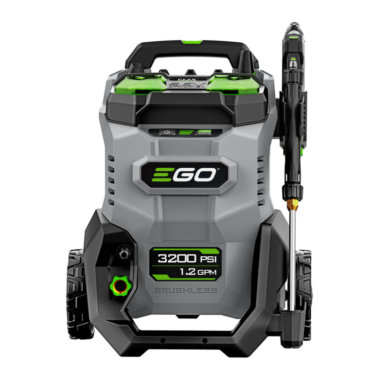 EGO Power+ HPW3204-2 Cordless 3200 PSI Pressure Washer with 2 x 6.0Ah Batteries and 320W Charger
