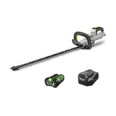 Taille-haie EGO Power+ HT2601 26" avec rail en fibre de carbone, batterie 2,5 Ah et chargeur