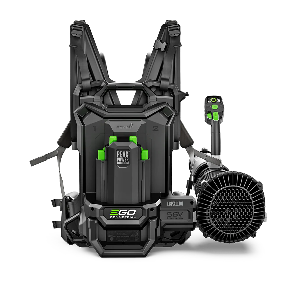 EGO Power+ LBPX1100 1000 CFM Commercial Backpack Leaf Blower - Tool On
