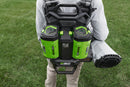 EGO Power+ LBPX8004-2 Commercial Backpack Blower Kit 800 CFM with 2x 6Ah Battery & 280W Dual Port Charger
