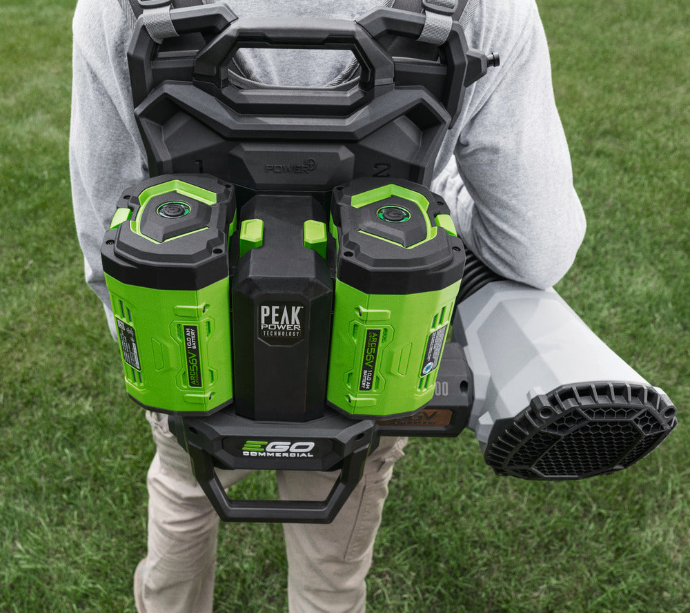 EGO Power+ LBPX8004-2 Commercial Backpack Blower Kit 800 CFM with 2x 6