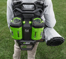 EGO Power+ LBPX8004-2 Commercial Backpack Blower Kit 800 CFM with 2x 6Ah Battery & 280W Dual Port Charger
