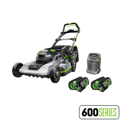 Cortacésped autopropulsado EGO LM2122SP-2 de 21" con Touch Drive™ con 2 baterías de 4,0 Ah y cargador rápido de 550 W