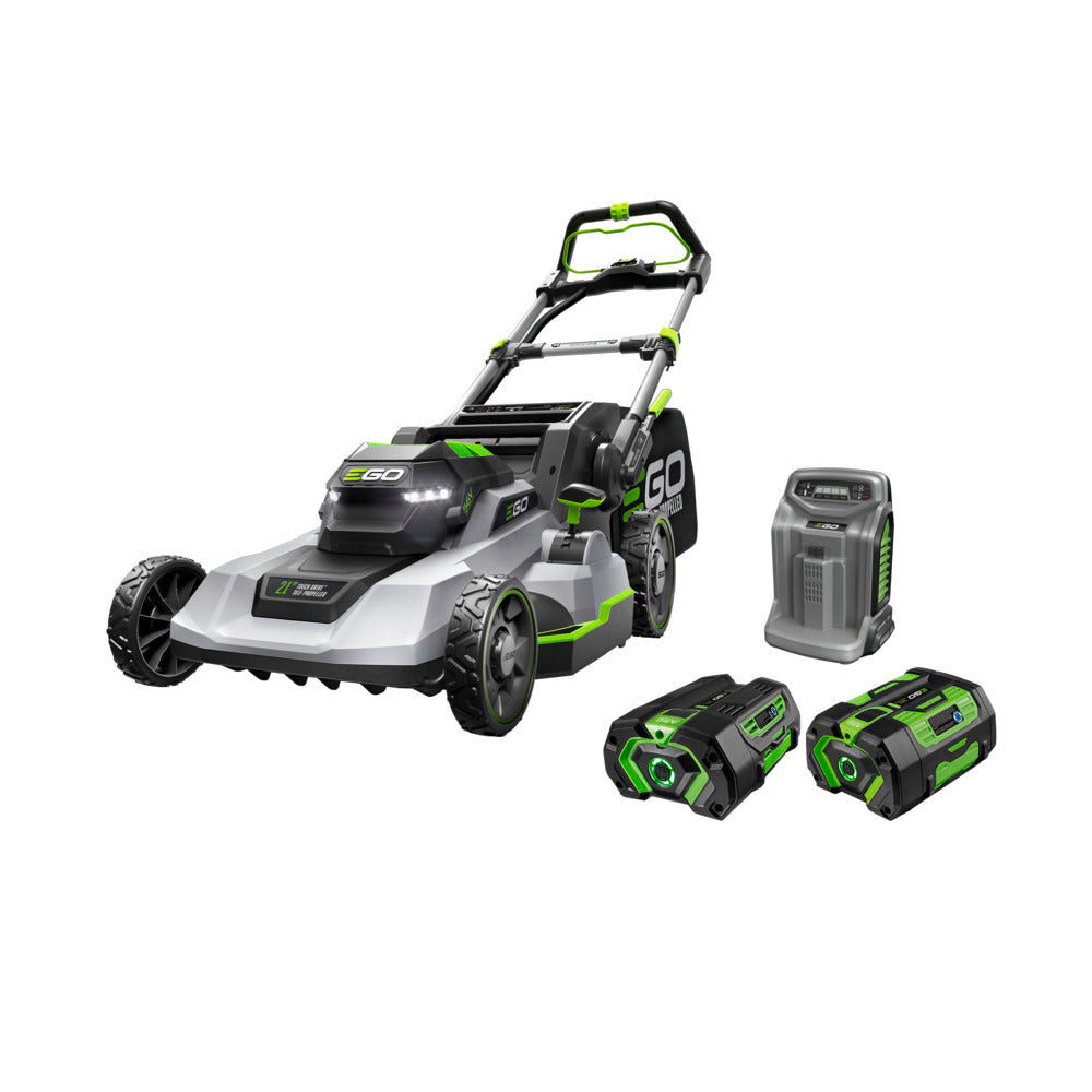 EGO Power+ LM2123SP-2 21” Self-Propelled Mower with Touch Drive™ with 4.0Ah + 6.0Ah Batteries and 550W Rapid Charger