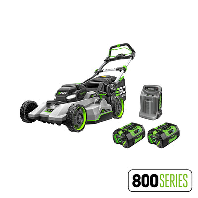 EGO LM2134SP-2 Cortacésped Select Cut™ de 21" con tecnología autopropulsada Touch Drive™ con 2 baterías de 6,0 Ah y cargador rápido de 550 W