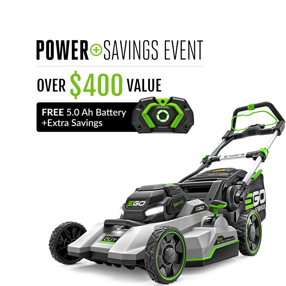 EGO Power+ LM2135SP Select Cut (Dual Blade) Self Propelled Lawn Mower with 7.5AH Battery and Charger