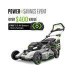 EGO Power+ LM2135SP Select Cut (Dual Blade) Self Propelled Lawn Mower with 7.5AH Battery and Charger