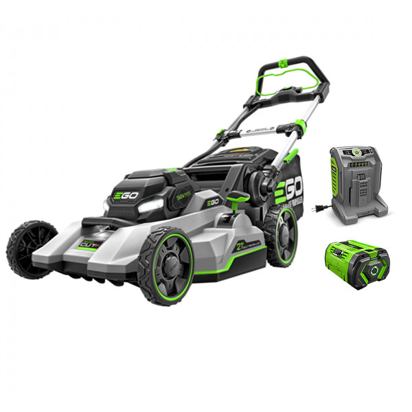 EGO Power+ LM2156SP 21" Select Cut Flagship Self Propelled Lawn Mower with 10.0AH Battery and 700W Charger