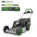 EGO LM2206SP Tondeuse à gazon automotrice Deck Select Cut™ en aluminium de 22 po avec batterie de 10,0 Ah et chargeur turbo de 700 W