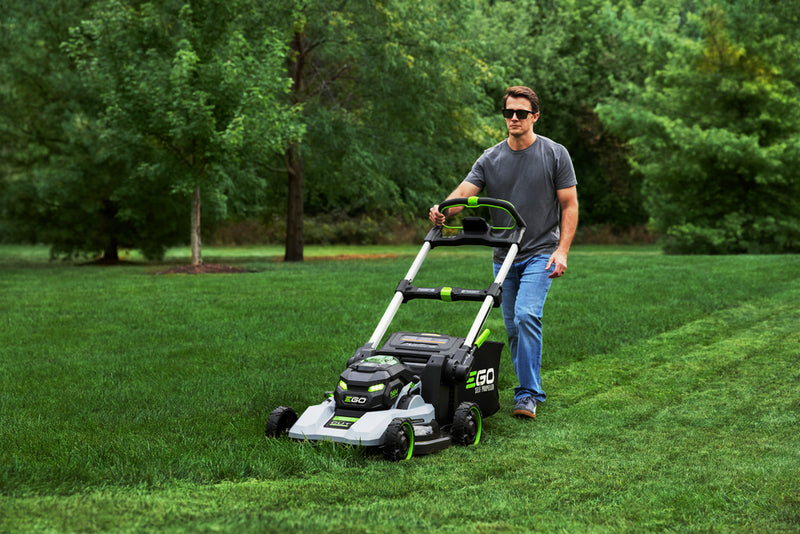 EGO LM2244SP-2 22'' Super Composite Mower with Peak Power™ Includes Select Cut™ and Touch Drive Self-Propelled Systems with (2) 6Ah Batteries and Dual Port Charger