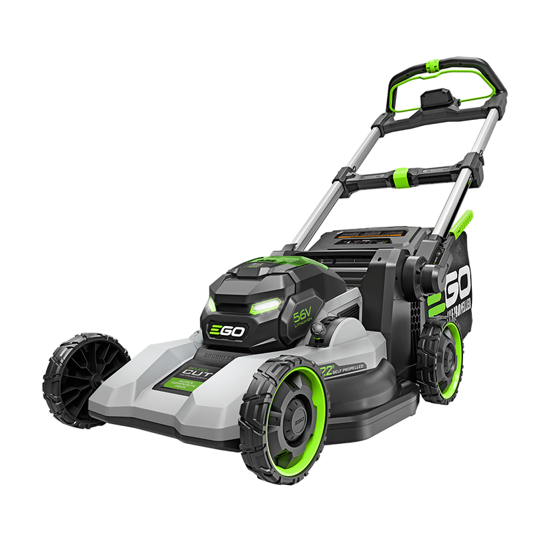 EGO LM2244SP-2 22'' Super Composite Mower with Peak Power™ Includes Select Cut™ and Touch Drive Self-Propelled Systems with (2) 6Ah Batteries and Dual Port Charger