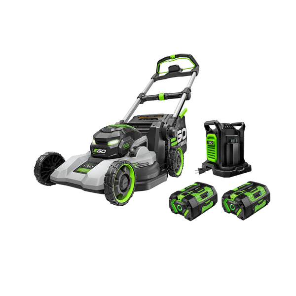 EGO LM2244SP-2 22'' Super Composite Mower with Peak Power™ Includes Select Cut™ and Touch Drive Self-Propelled Systems with (2) 6Ah Batteries and Dual Port Charger