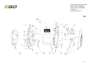 MB1000 (VERSION B) PARTS DIAGRAM