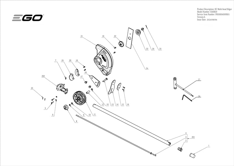 EA0820 Main Assembly