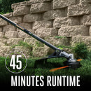 EGO Power+ MST1603 Multi-Head 16" String Trimmer With POWERLOAD™ technology, 4Ah Battery and Charger