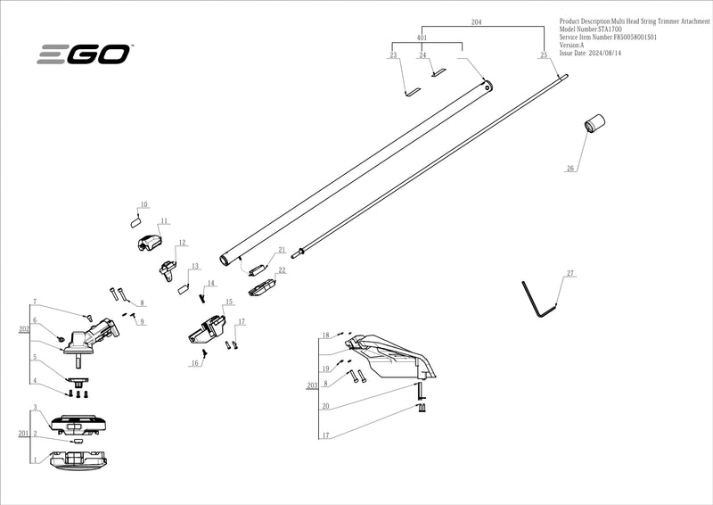 STA1700 Main Assembly