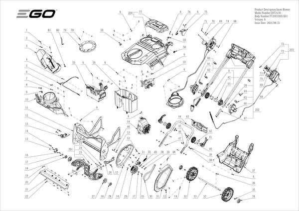 SNT2130 PARTS DIAGRAM