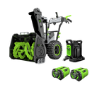 EGO Power+ SNT2807 28 in. Self-Propelled 2-Stage Snow Blower with Peak Power™ and 2 x 12.0 Ah Batteries and Dual Port Charger