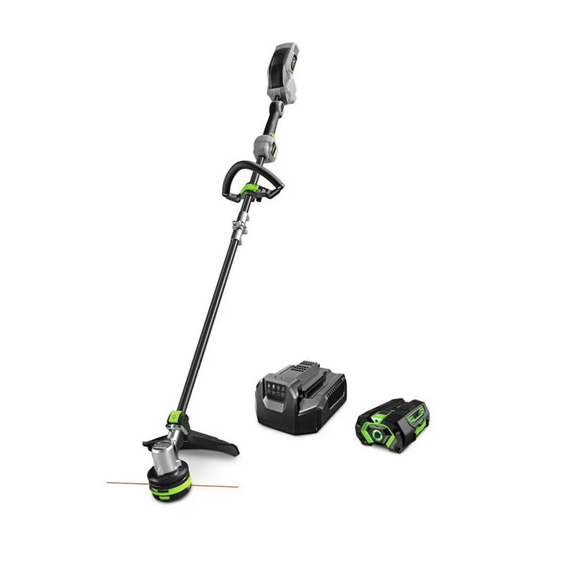 EGO ST1523S Coupe-bordure Powerload 15" avec arbre pliable en fibre de carbone avec batterie 4 Ah et chargeur 320 W