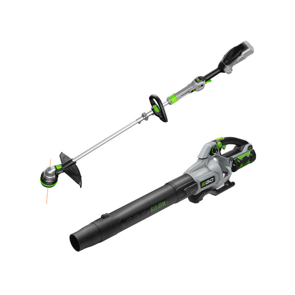 EGO ST6151LB 15" POWERLOAD™ String Trimmer with Aluminum Telescopic Shaft & 615 CFM Blower Combo Kit with 2.5Ah Battery and 56V Standard Charger