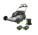 EGO Power+ LM3004SP-2 1300 Series 30 Inch Lawn Mower with Super Composite Deck, Self Propelled and Dual Motors with (2) 6Ah Batteries and Dual Port Charger