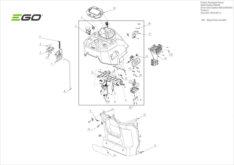 Manual Panel Assembly