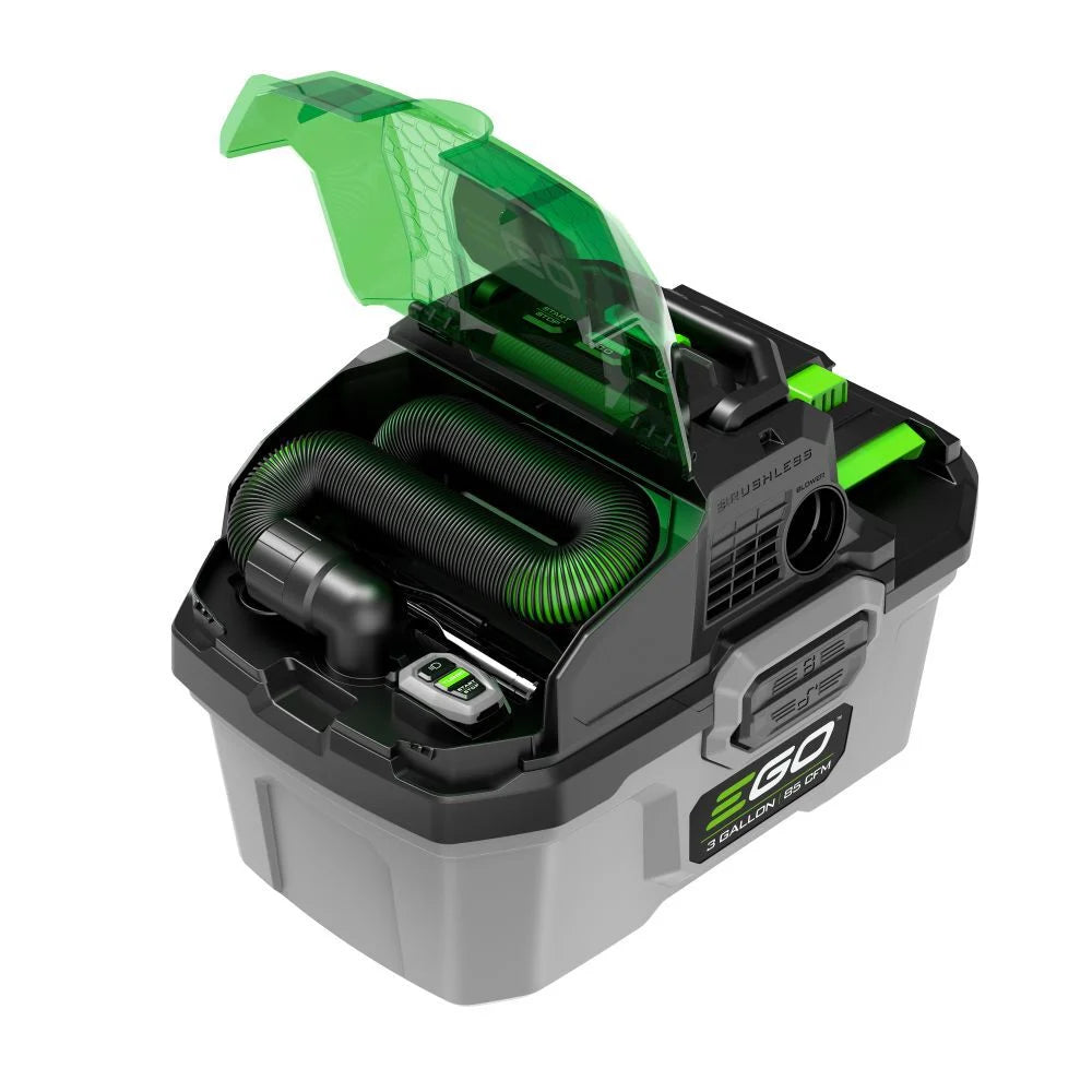 EGO Power+ WDV0300 3 Gallon Compact Wet or Dry Vacuum (Battery and Cha