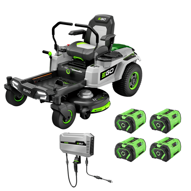 EGO ZT4204L 42" Z6 Zero Turn Riding Mower with (4) 10AH Batteries and 1600W Charger