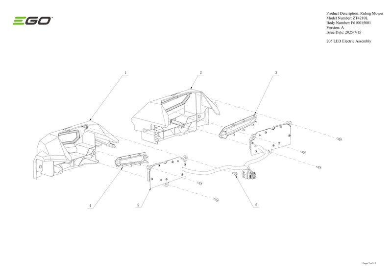 LED Electric Assembly