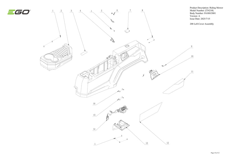 Left Cover Assembly