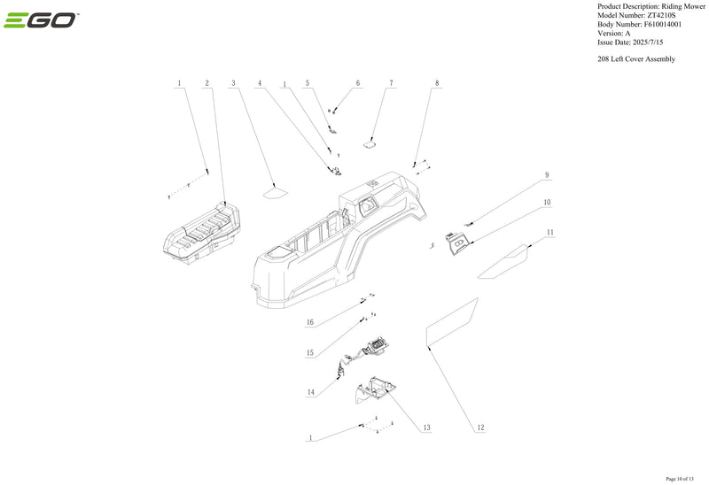 Left Cover Assembly