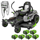 EGO Power+ ZT5216L 52 Inch Zero Turn Riding Mower with (6) 10Ah Batteries and Charger