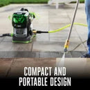 EGO Power+ HPW2105 2100 PSI Compact Pressure Washer with 6Ah Battery and Standard Charger