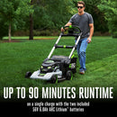 EGO LM2240SP 22'' Super Composite Mower with Peak Power™ Includes Select Cut™ and Touch Drive Self-Propelled Systems - Tool Only