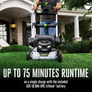 EGO Power+ LM2236SP 22'' Super Composite Mower with Select Cut™ System and Touch Drive Self-Propelled with 10Ah Battery and 700W Charger