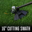 EGO ST1611T 16” POWERLOAD™ String Trimmer with Telescopic Carbon Fiber Shaft with 2.5Ah Battery and Charger