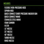 EGO Power+ HPW2105 2100 PSI Compact Pressure Washer with 6Ah Battery and Standard Charger