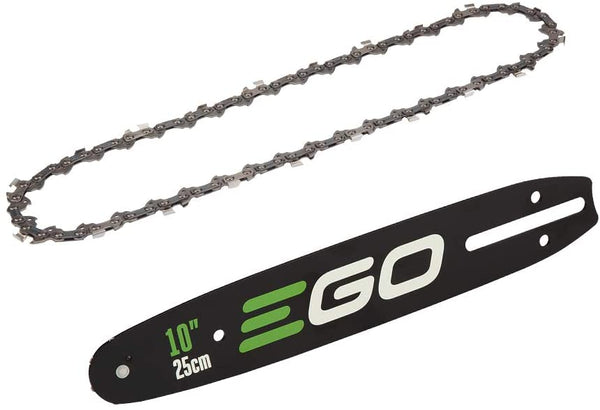 EGO Power+ AK1000 (AG1000 y AC1000) Barra y cadena de 10" para accesorio de motosierra de poste PSA1000 de cabezal múltiple